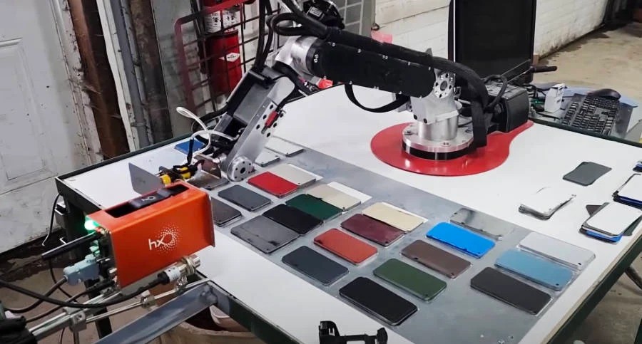AR4 Robot Painting Operation