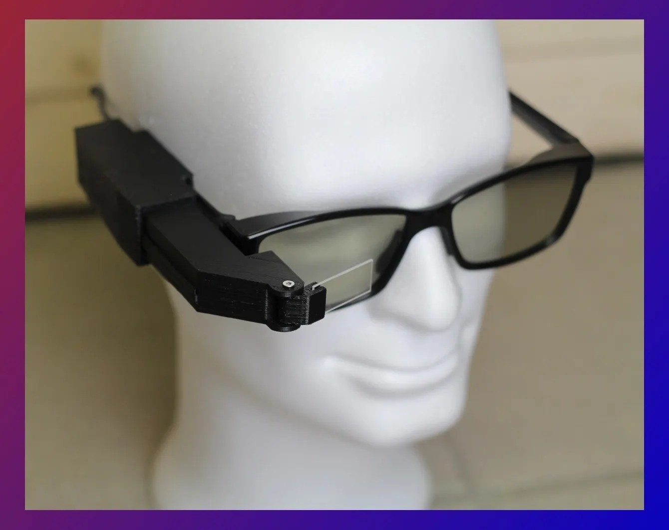 Smart Glasses 3D Printed Mount
